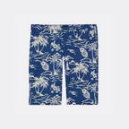 Short Saulieu Cotton - Bleu/Ecru - Homme