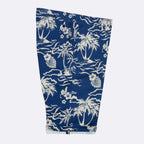 Short Saulieu Cotton - Bleu/Ecru - Homme