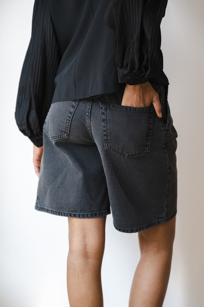 Short Travis - Noir Usé Bas Margaux Lonnberg