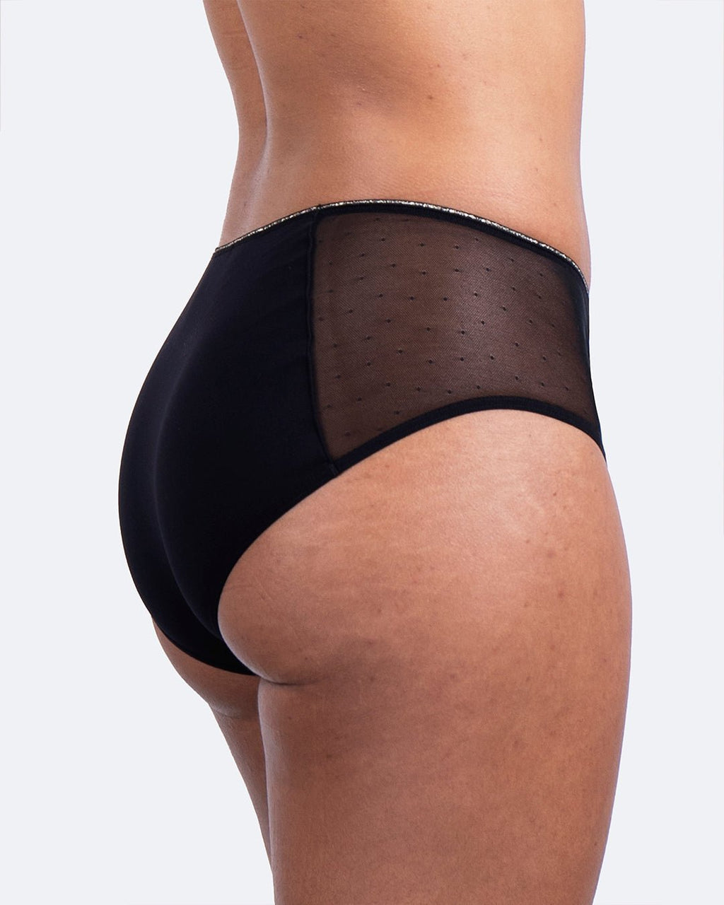 Shorty Menstruel Plumetis