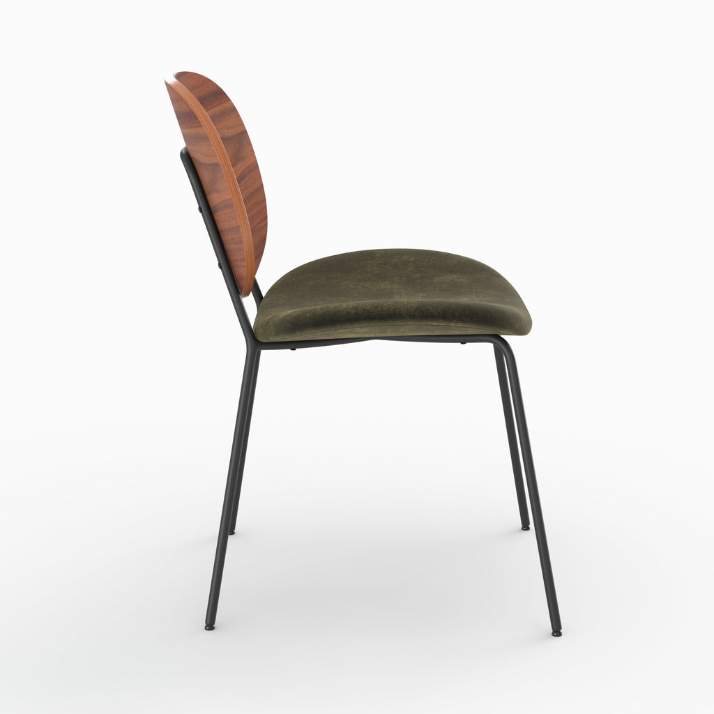 simone chaise vert kaki lot 2