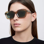 Lunettes De Soleil Nayah Greige - Olive