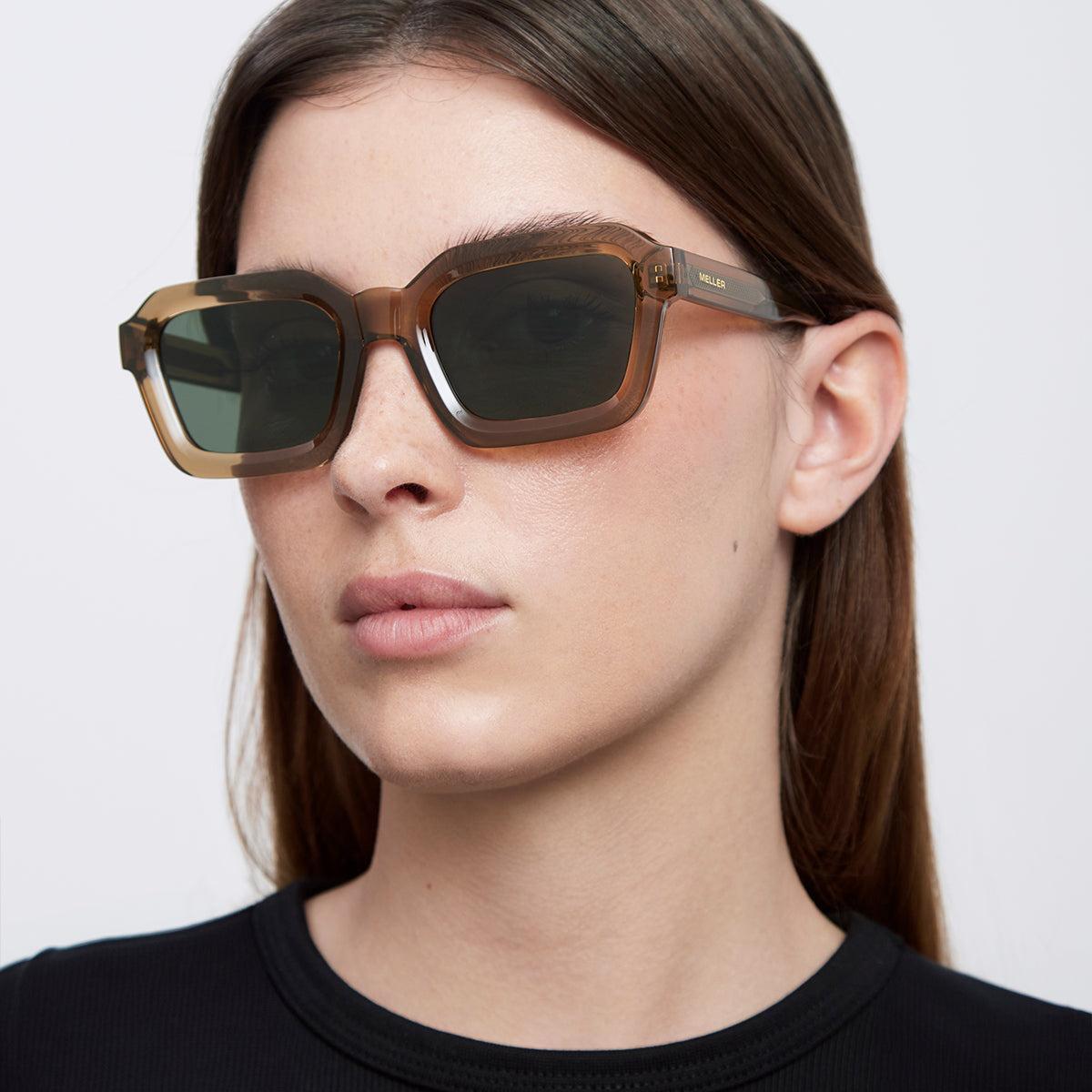 Lunettes De Soleil Nayah Greige - Olive