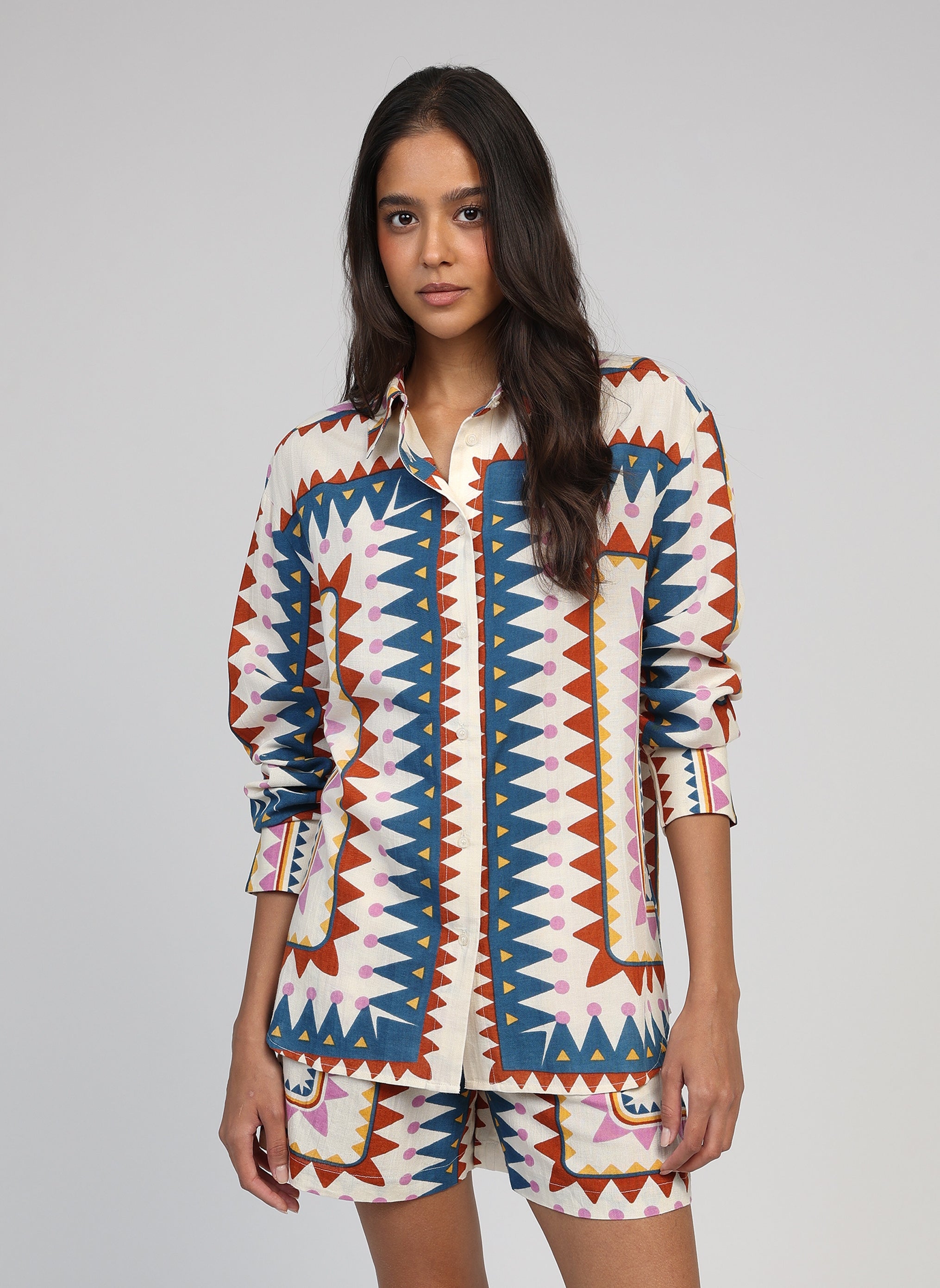 Chemise Siviane Picoty Multico