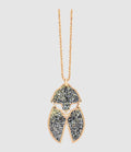 Lsonge - Collier Long Scarabée Khépri Xl Vert - Femme