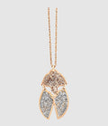 Lsonge - Collier Long Scarabée Khépri Xl Diamanté - Femme