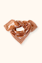Small Foulard Manika "Flora Bold" - Orange