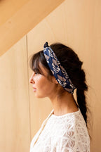 Small Foulard Manika "Tresse" - Graphite