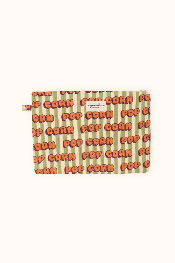 Small Pochette Sana "Pop Corn" - Olive