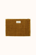 Small Pochette Sana "Velours" - Tapenade