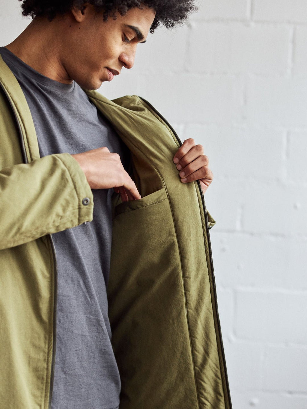 Veste Snake - Dark Olive - Homme