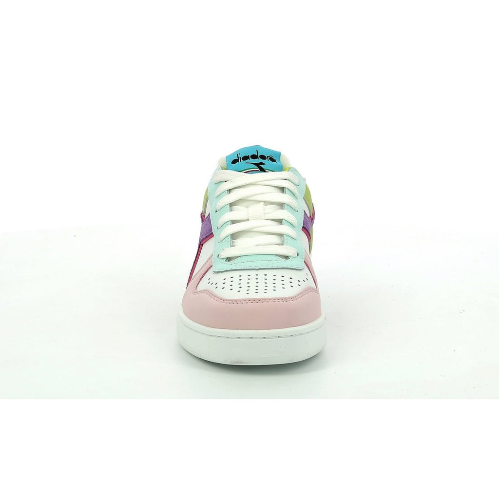 Sneakers Bas Magic Bas Low W - White/Potpourri/Blue Gras - Femme - Diadora - The Bradery