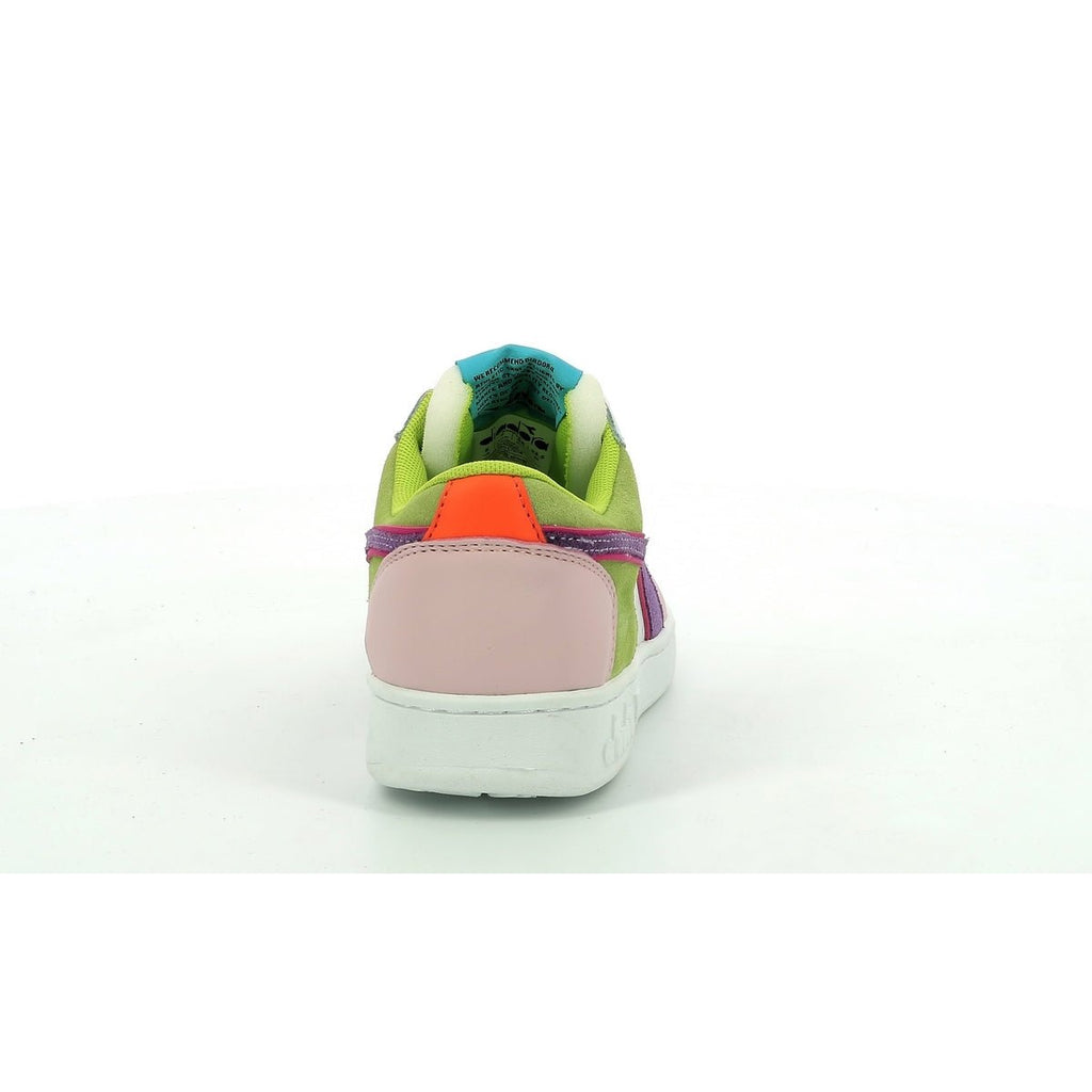 Sneakers Bas Magic Bas Low W - White/Potpourri/Blue Gras - Femme - Diadora - The Bradery