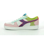 Sneakers Bas Magic Bas Low W - White/Potpourri/Blue Gras - Femme - Diadora - The Bradery