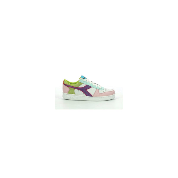 Sneakers Bas Magic Bas Low W - White/Potpourri/Blue Gras - Femme - Diadora - The Bradery