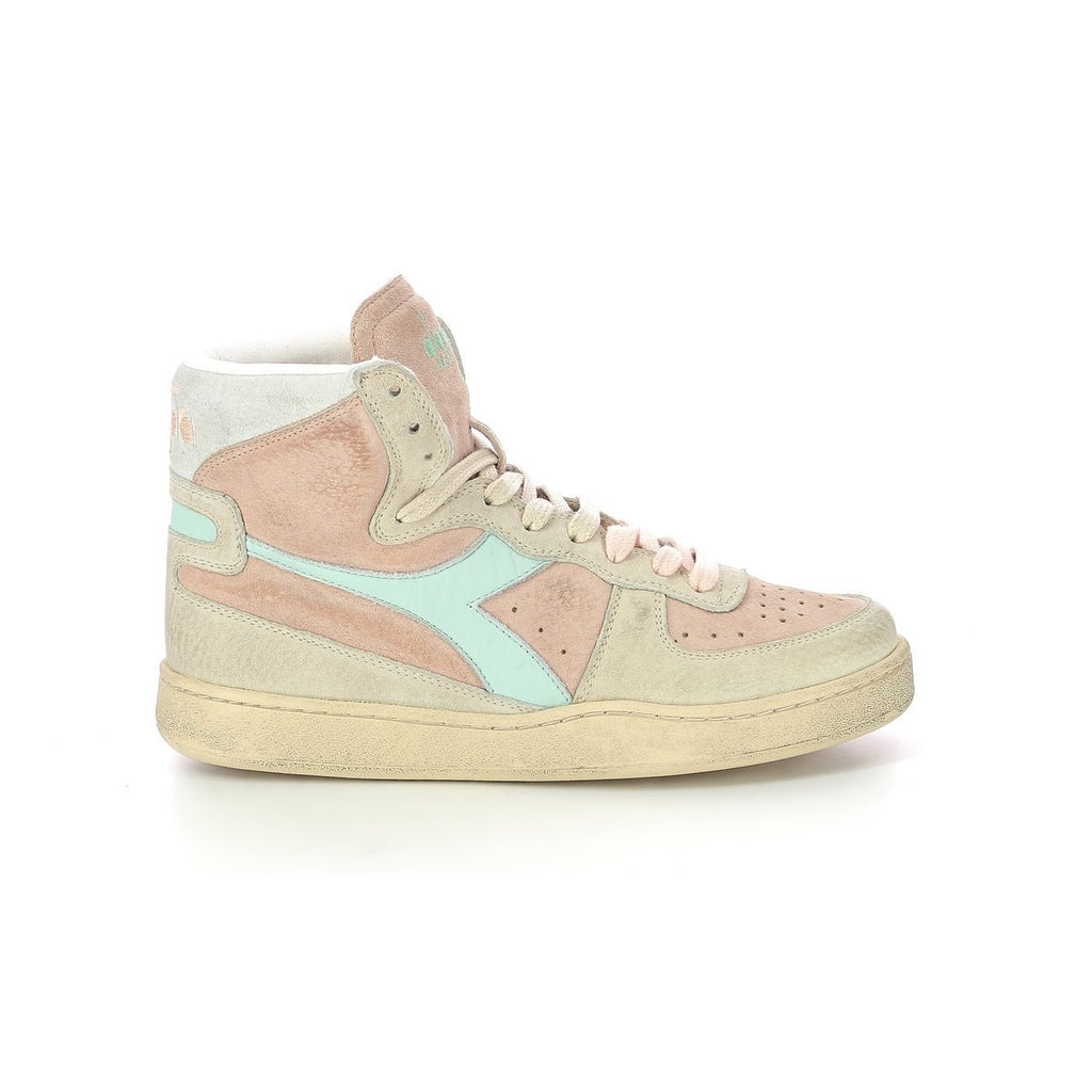 Sneakers Bas Mi Bask Pig Use - Bellini Pink - Multi - Diadora - The Bradery