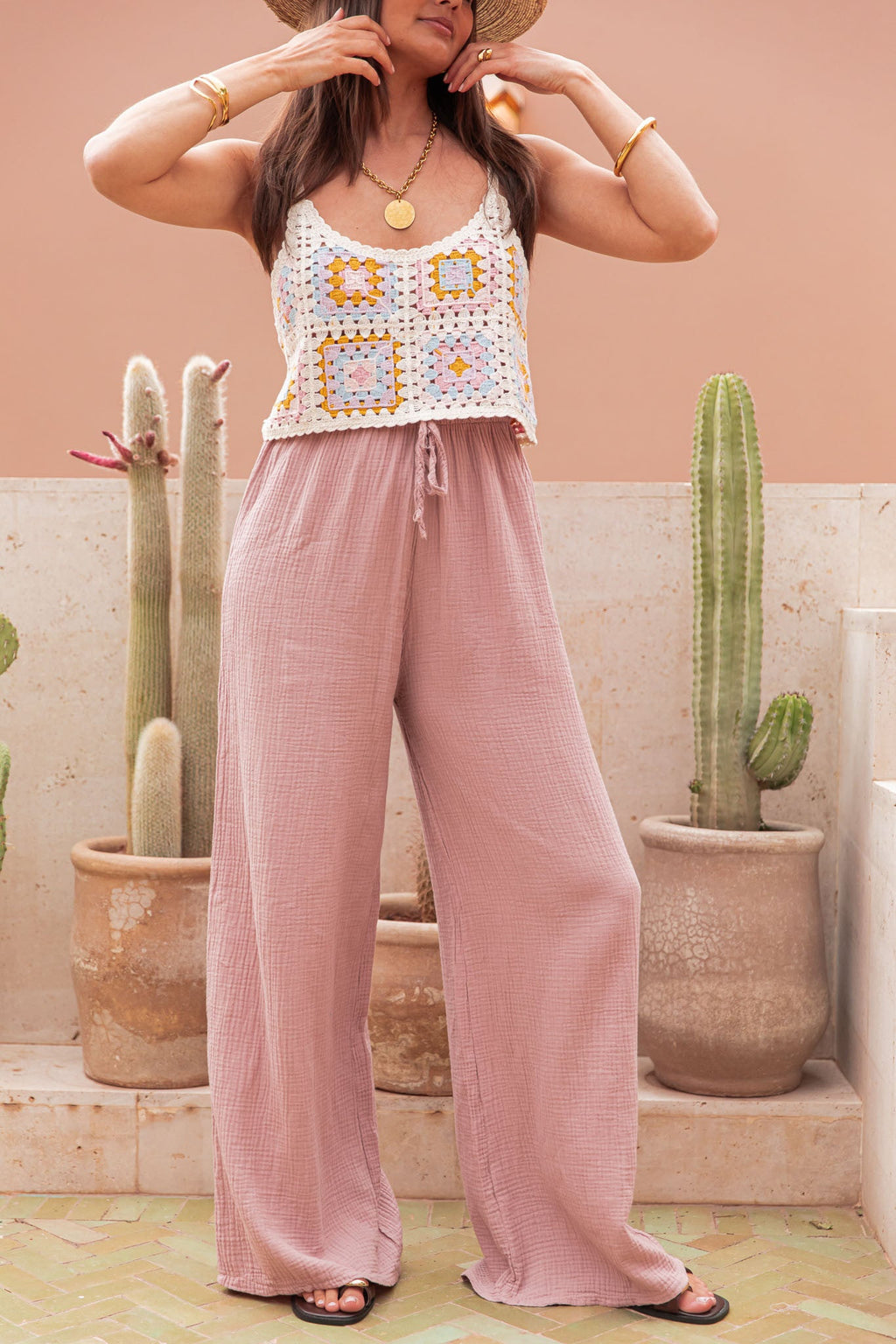 SOÉ Rose - Top Crochet