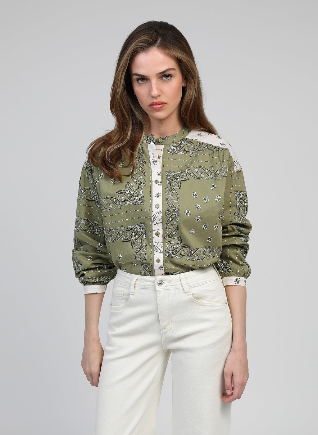 Chemise Solinata Flinto Kaki