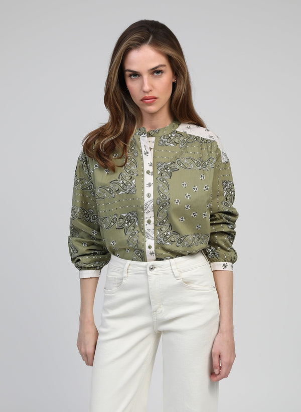 Chemise Solinata Flinto Kaki