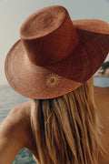 Chapeau Paille Solveig Jr - Terracotta