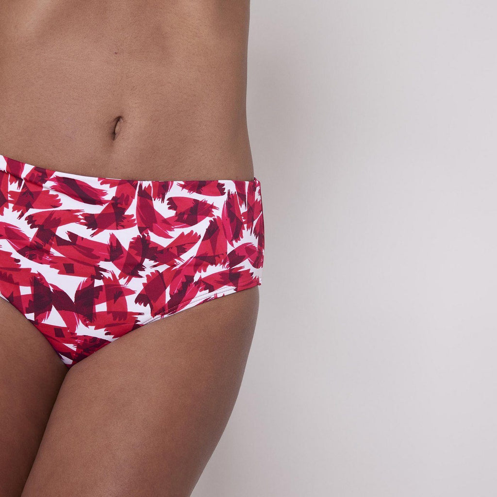 Culotte De Bain Taille Haute Sonia - Fuschia Tiaré - Bain - Simone Pérèle - The Bradery