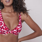 Haut De Maillot De Bain A Coques Sonia - Fuschia Tiaré - Bain - Simone Pérèle - The Bradery