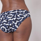 Culotte De Bain Taille Haute Sonia - Marine Atlantique - Bain - Simone Pérèle - The Bradery