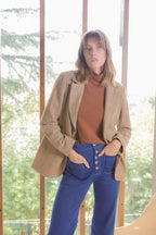 Sous-Pull Charlie - Marron - Plume Paris - The Bradery