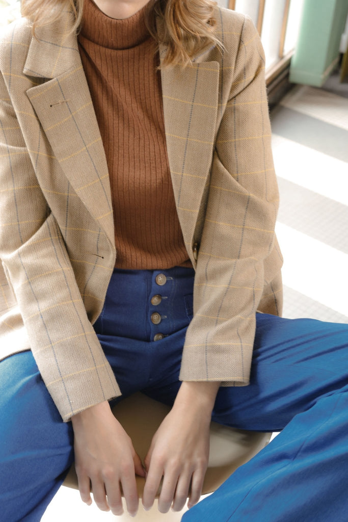 Sous-Pull Charlie - Marron - Plume Paris - The Bradery