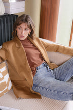 Sous-Pull Charlie - Marron - Plume Paris - The Bradery