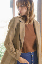Sous-Pull Charlie - Marron - Plume Paris - The Bradery