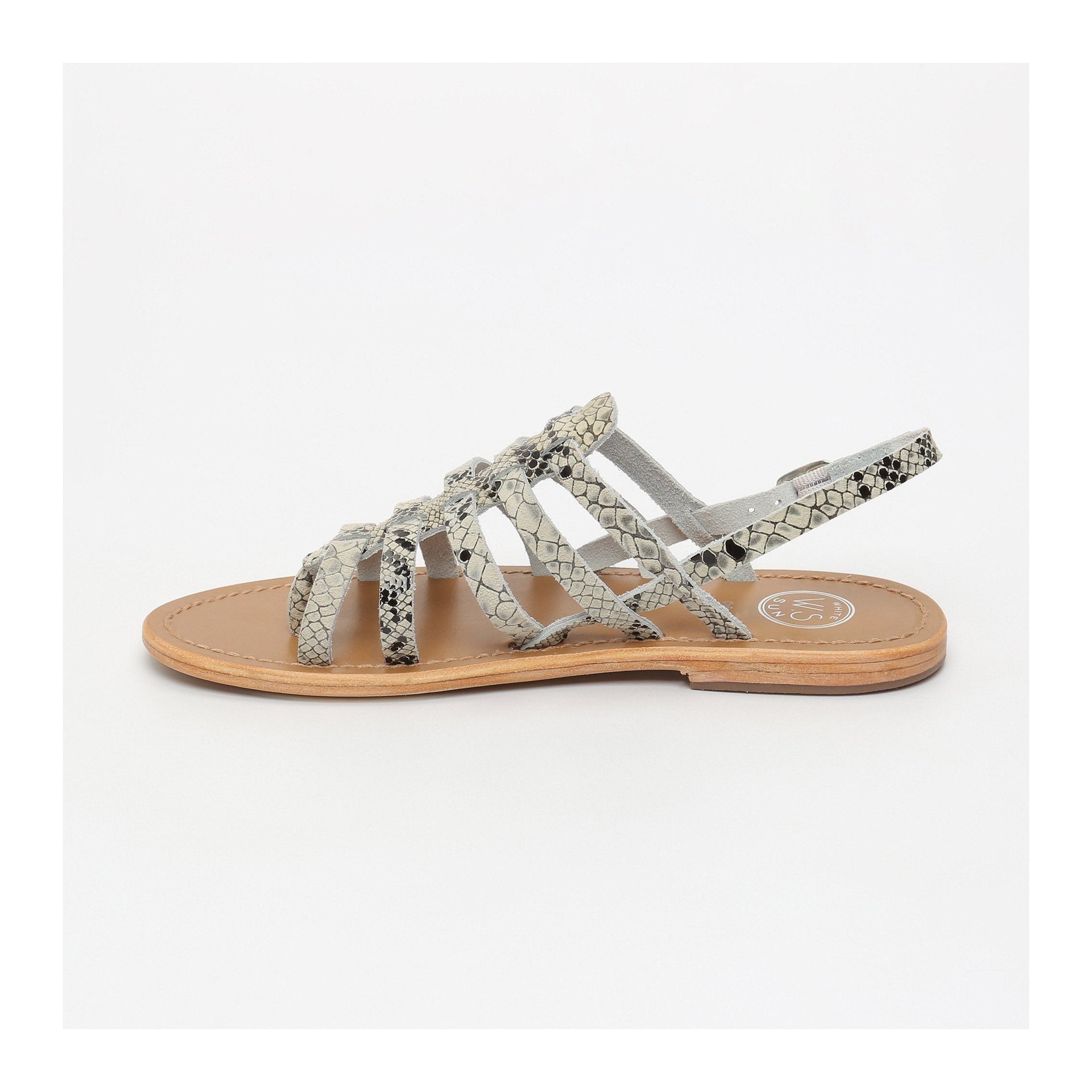 White Sun - Sandales Spartiate Fusinus - Snake - Femme