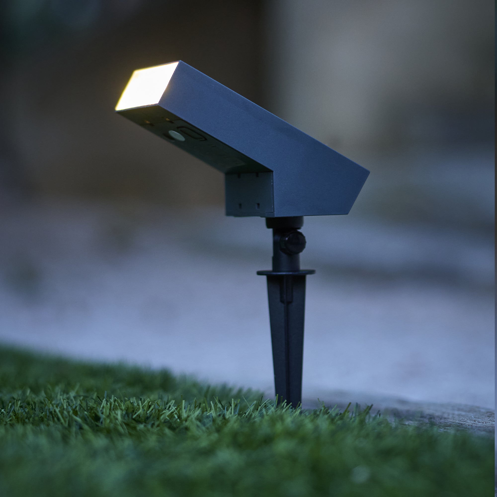 Soltek - Spot Solaire - Aluminium - Noir
