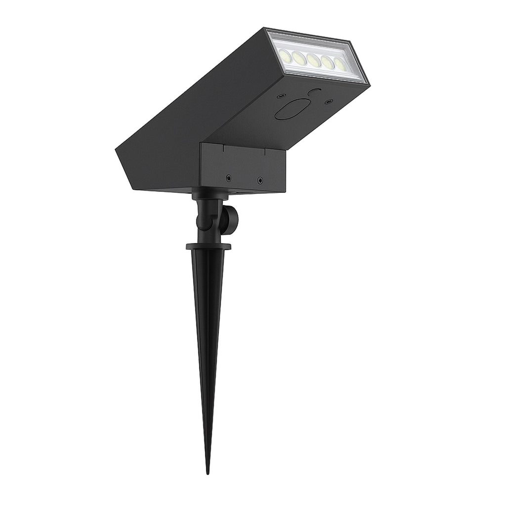 Soltek - Spot Solaire - Aluminium - Noir