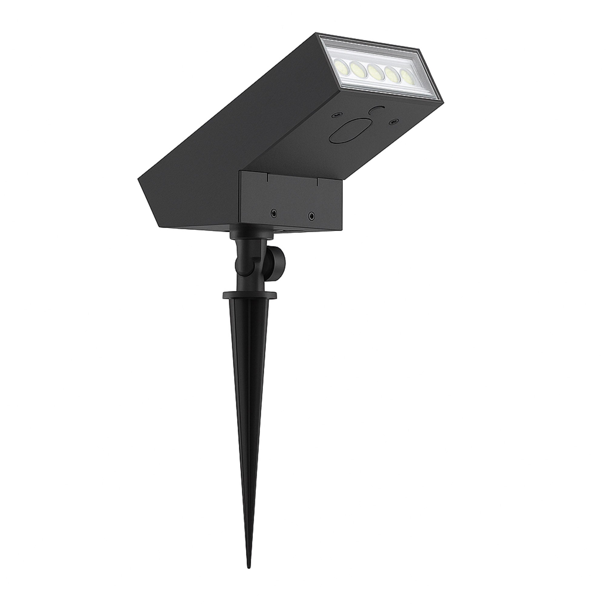 Soltek - Spot Solaire - Aluminium - Noir