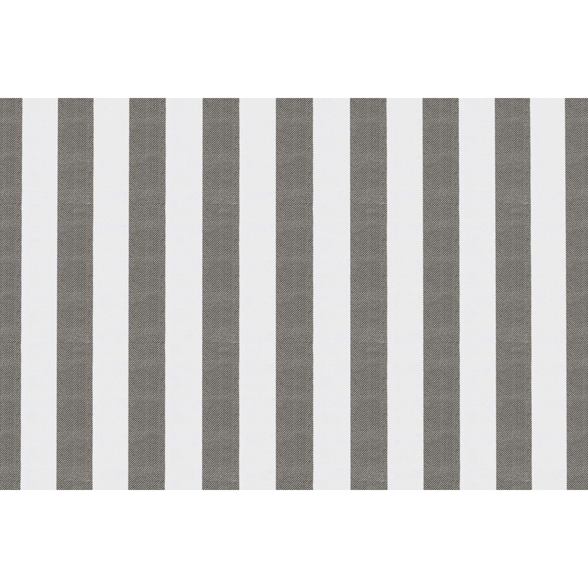 Fauteuil Modulable - Tissu Extérieur À Rayures - Blanc Et Gris Anthracite