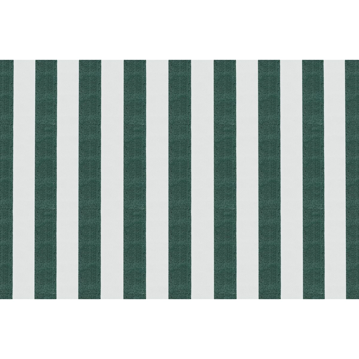 Méridienne Modulable - Tissu Extérieur À Rayures - Blanc Et Vert Foncé