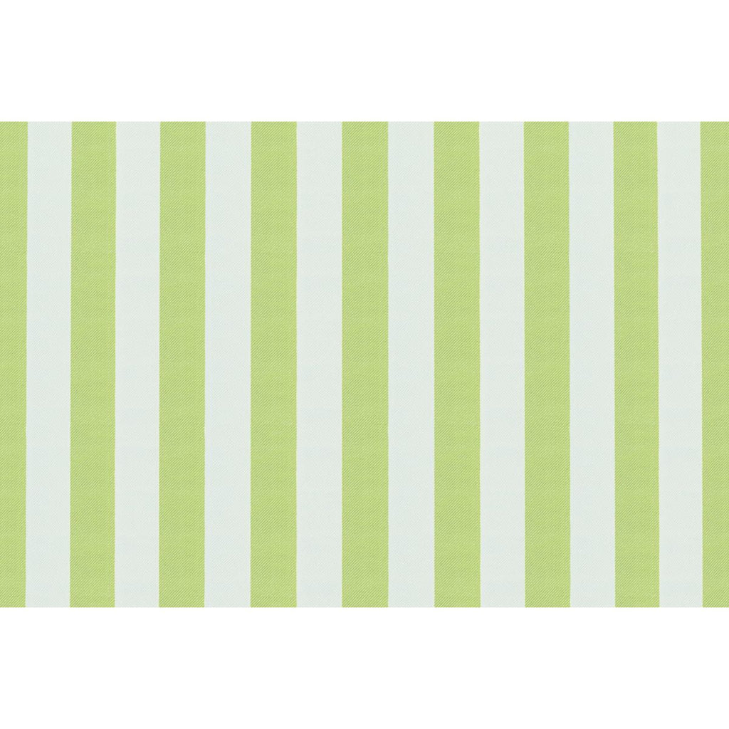 Fauteuil Modulable - Tissu Extérieur À Rayures - Blanc Et Vert Anis