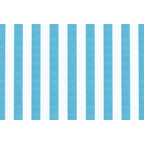 Canapé 3 Places Modulable - Tissu Extérieur À Rayures - Blanc Et Bleu