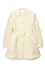Robe Courte Trapèze Structurée Jaune