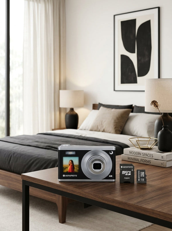 Appareil Photo Numérique Compact - Realishot DC9200 - Noir - Micro Carte SD 32GB Offerte - Agfaphoto