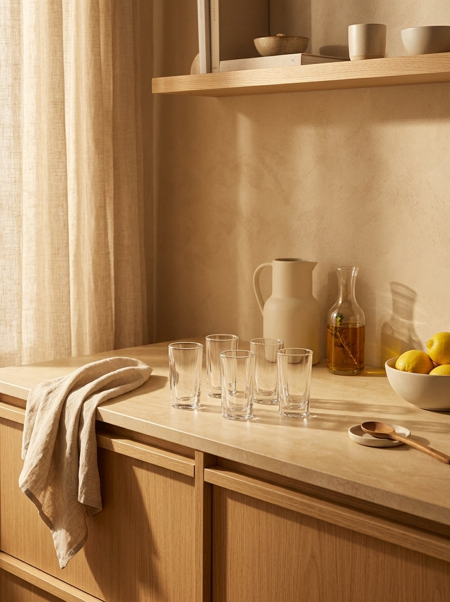 Monterey - Set De 6 Petits Verres - Verre Borosilicate - 100ml