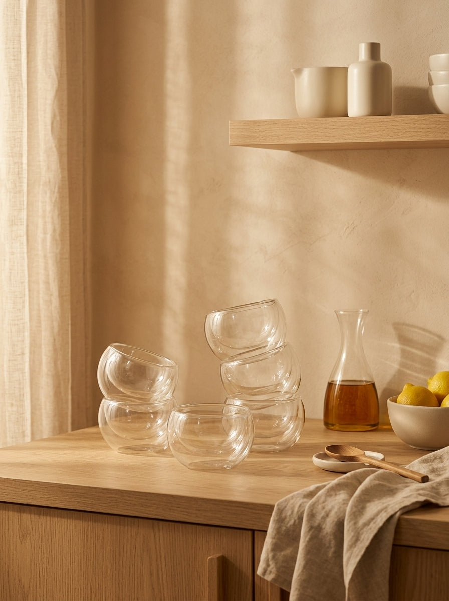 Monterey - Set De 6 Bols - Verre Borosilicate - 170ml