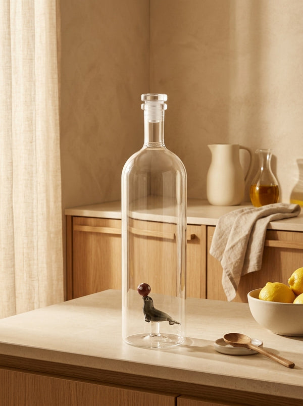 Monterey - Bouteille Avec Bouchon Phoque - Verre Borosilicate - 1,2L