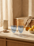 Monterey - Set De 2 Verres À Double Paroi - Bleu - Verre Borosilicate - 250ml