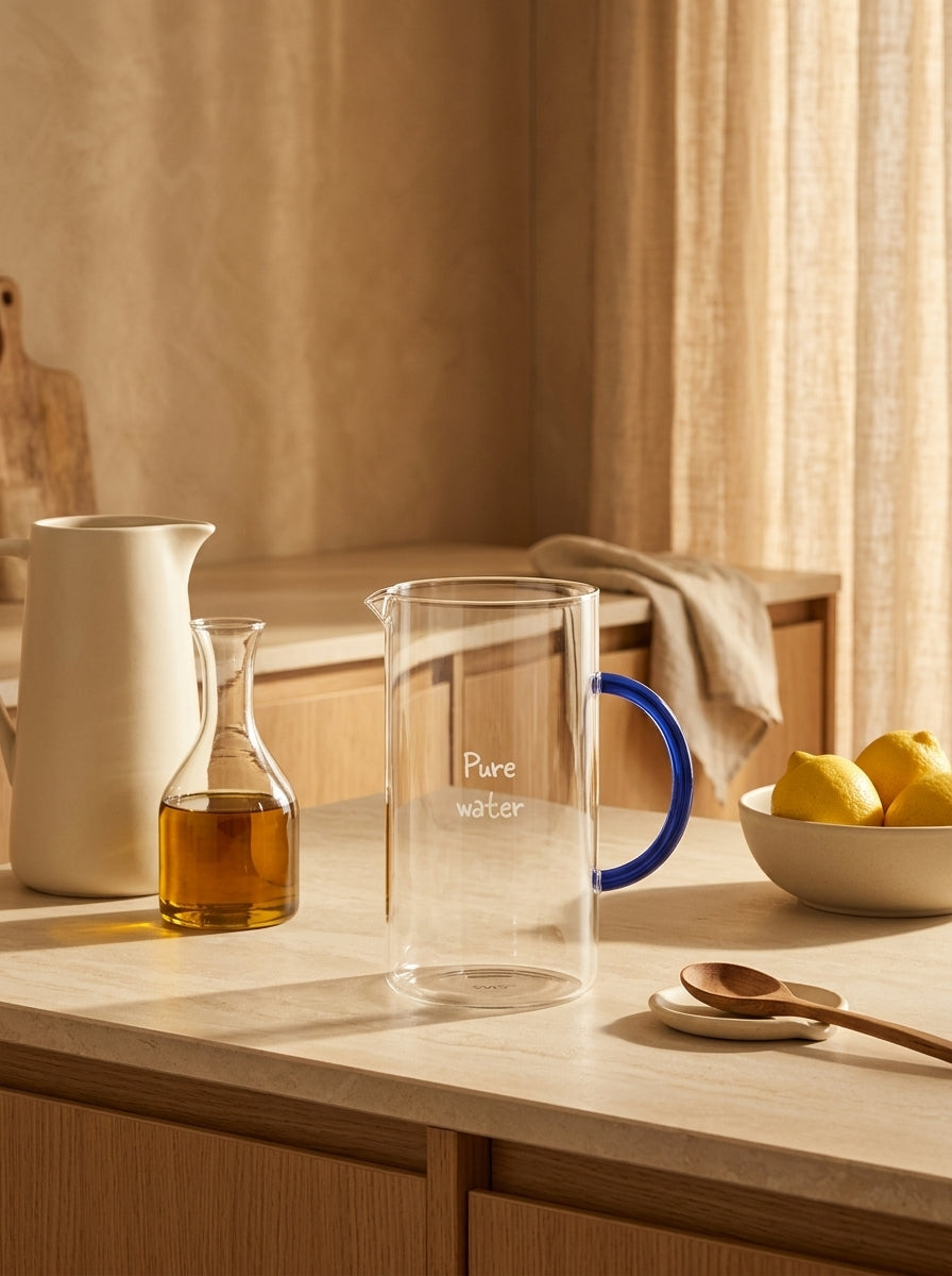 Monterey - Pichet - Bleu - Verre Borosilicate - 1,3L