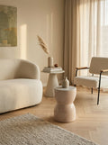 Samarcanda - Tabouret - Crème - Céramique