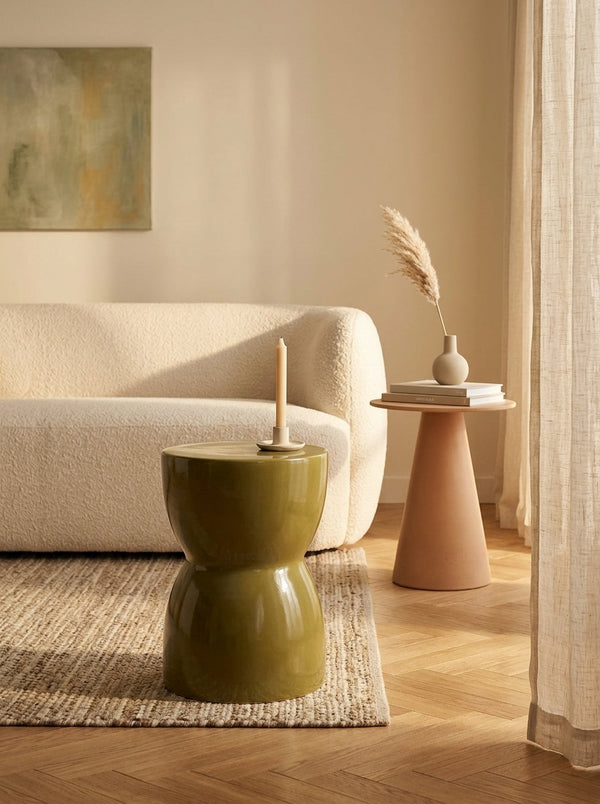 Samarcanda - Tabouret - Verte - Céramique