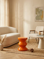 Samarcanda - Tabouret - Orange - Céramique