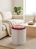 Amsterdam - Tabouret Pliant Avec Assise Souple - Blanc